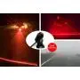 SWEON 12V Automotive Red LED Car Laser Fog Lamp Universal Anti Collision Rear-end Car or Motorcycle Laser Tail Fog Light Waterproof Auto Brake Parking Lamp Rearing Warning Safety Light(1-Set)