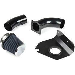 DNAMotoring AIP-HS-F007-BL Cold Air Intake System and Heat Shield