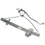 Front Left Driver Side Power Window Regulator with Motor for Honda Accord 1998-2002 Sedan Only
