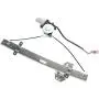 Front Left Driver Side Power Window Regulator with Motor for Honda Accord 1998-2002 Sedan Only