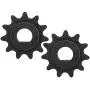 Alomejor 2Pcs Electric Sprocket Drive Pinion with 11 Tooth, 25H High Speed Motor Gear Metal Chain Sprocket for E Scooter