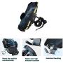 Bike & Motorcycle Phone Mount,Bike Phone Holder with Non-Slip Silicone Cushion Adjustable Stable 360°Rotation Compatible for iPhone 12 / 11 Pro Max / X / XS, Galaxy S10 and 4.7
