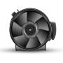 Hon&Guan 6.3 Inline Duct Fan with Variable Speed Controller 470 CFM, Quiet Energy Saving EC Motor Ventilation Exhaust Fan for Heating Cooling Booster, Grow Tents, Hydroponics