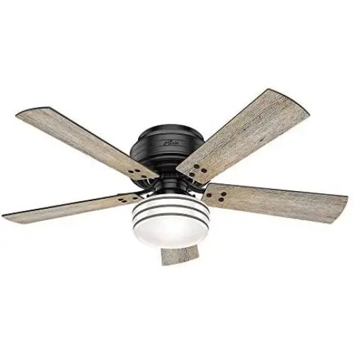 Hunter Cedar Key Indoor / Outdoor avec Éclairage LED et Télécommande, 52 Hunter Cedar Key Indoor / Outdoor avec Éclairage LED et Télécommande, 52