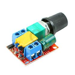 5A DC Motor Speed Controller 3-35V Smooth Soft Start Brushless Motor Speed Control Power Regulator