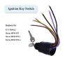 YIXIN Boat Engine MP41070 87-17009A2 Ignition Switch Compatible with Mercury Outboard Motor Control Box 3 Position 6 Wire Sierra MP41070-1 MP41070-2