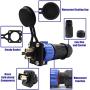 Trolling Motor Plug Receptacle Set,Trolling Motor Plug,12V 24V 36V 48V Waterproof Marine Boat DC Power Connector for Trolling Motor,Down Rigger,Fishing Reel,for Freshwater and Saltwater