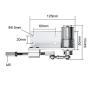 DIY Design DC 24V 10Rpm Linear Actuator Reciprocating Motor Stroke 12/16/20mm