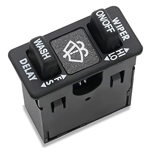 IWPSFL001 Freightliner Wiper Control Switch Compatible with 2000-2017 Columbia and Coronado Freightliner Windshield Wiper Control Switch by Rain King