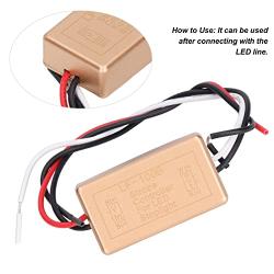 Flash Strobe Controller 12V LED Flasher Control Module Flashing Relay Replacement for Car Motorcycle Yacht