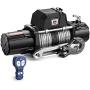ZEAK 10000lb. Electric Truck Winch Synthetic Rope 12V, for SUV Trailers Offroad, Waterproof, Wireless Remote