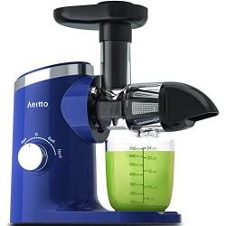 Celery Juicer Machines,Aeitto Slow Juicer,Masticating Juicer,Juice Extractor,Cold Press Juicer with 2-Speed Modes,with Reverse Function & Quiet Motor for Vegetables And Fruits,Easy to Clean with Brush