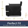 GRISUN Fire Burn Pot, Hot Rod Ignitor, Auger Motor and Grill Induction Fan Kit Replacement Parts, Pellet Grill Cover for Traeger 34 Series Wood Pellet Grill, Pro 780, Texas Elite 34 Grills