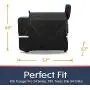 GRISUN Fire Burn Pot, Hot Rod Ignitor, Auger Motor and Grill Induction Fan Kit Replacement Parts, Pellet Grill Cover for Traeger 34 Series Wood Pellet Grill, Pro 780, Texas Elite 34 Grills