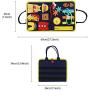Busy Board Montessori Sensory Toys Toddlers Preschool Learning Toy 14 in 1 Motor Skills Learning Toy Early Educational Learning Toys for Age 3 4 5 6 Toddler