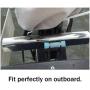 DasMarine 2 Pack Stainless Steel Outboard Motor Lock,Outboard Locks,Outboard Lock Protection,Heavy Duty,Brass Lock