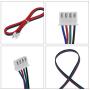Jusnboir 3D Printer Stepper Motor Cable XH2.54 Terminal line 42 Stepper Motor Wire XH2.54-4 Pin to PH2.0-6 Pin 1000mm Stepper Motor CableSuitable for Most Motors on The Market (cable-5pcs)