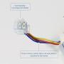 241509402 Evaporator Fan Motor for Ken.More frigi.daire Refrigerator Replace PS1526073 AP3958808 241509401 7241509402 UDQT36EL3 by Fetechmate