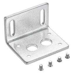 MECCANIXITY Mounting Bracket Motor Holder L-Shape with Screw Fixed Fastener DIY Parts DC Gear Reduction Motor 2 Pcs
