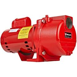 Red Lion 97101501 RL-SPRK150 44 PSI Cast Iron Self-Priming Lawn Sprinkler Pump for Residential and Commercial Sprinkling Systems
