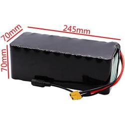 Wnicek 48V 10Ah Lithium-ion Battery Pack Suitable for 200W 250W 350W 500W 750W 1000W E-Bike Motors for Electric Scooter Electric Tools Moped Scooter with Charger