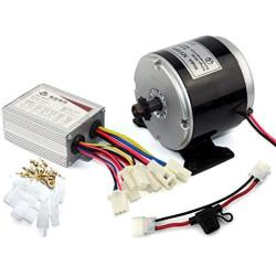 L-faster 24V36V 350W Electric Brushed DC Motor with Controller Electric Small Scooter High Speed Engine and Yiyun Controller