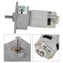 DC 12V/24V 35W Micro-Reduction Gear Motor Metal Gear Motor Speed Adjustable CW/CCW Suitable for Office, Home Automation, Production Renovation, Safety Equipment(12v10 Turn)