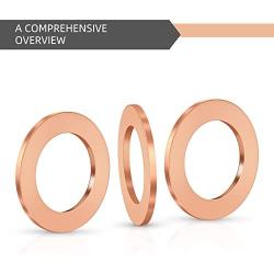 DEEFILL (20Pcs) M14 Red Cooper Oil Drain Plug Crush Washers Coolant Seal Ring Gasket DFL-030