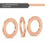 DEEFILL (20Pcs) M14 Red Cooper Oil Drain Plug Crush Washers Coolant Seal Ring Gasket DFL-030 DEEFILL (20Pcs) M14 Red Cooper Oil Drain Plug Crush Washers Coolant Seal Ring Gasket DFL-030