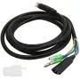 Drfeify E Bike Motor Conversion & Extension Cable 130cm 9 Pin with Waterproof Connector 100% Copper & Plastic for Electric Bike Black