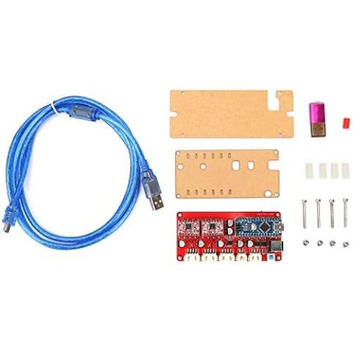 Control Board, Engraving Machine Motherboard Driver Board Stepper Motor Controller with T Type Cable