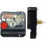 Youngtown #12888 Quartz DIY Wall Clock Movement Mechanism DIY Repair Parts Replacement Kit Sweep Silent Movement White Shaft,3/8 Inch Maximum Dial Thickness, 43/64 Inch Total Shaft Length.(No Hands)