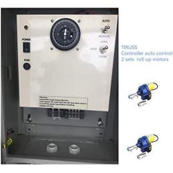 TIRUSS Greenhouse roll up Motor time Controller AC110 to DC24V for 1-4 Sets Greenhouse roll up Motors