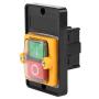AC 220V/380V 10A Motor Controller ON/Off Push Button Switch NO NC Design Waterproof Pushbutton Switch for Mechanical Equipment Textile Machinery KAO-5M(No Case)