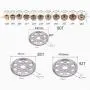 Vehicles-OCS RC 26T Tooth 14.7mm Motor Gear Set for 1/10 RC Drift Car Climbing Truck Upgrade Parts Aluminum Pinion (48P)