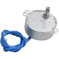 Mxfans 49mm Dia CW/CCW Direction Flat Shank Synchronous Motor 4-5RPM 6KGF.cm