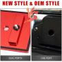 Somusen Cummins Billet Tappet Cover Dual Port Style Kit Compatible with 1989-2002 Dodge Ram 1500 2500 3500 5.9L 12V 24V Diesel for VE44 & P7100 Pumps Red