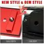 Somusen Cummins Billet Tappet Cover Dual Port Style Kit Compatible with 1989-2002 Dodge Ram 1500 2500 3500 5.9L 12V 24V Diesel for VE44 & P7100 Pumps Red