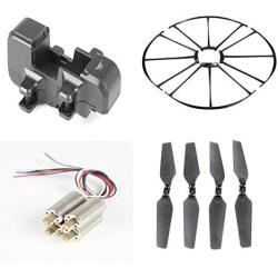 Vehicles-OCS Occus Z5 GPS Foldable RC Drone RC Quadcopter Spare Parts Body Shell propellers Blades Frame Motor Remote Controller - (Color: 4pcs CW CCW Motor)
