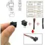 EUDAX 6 set Rectangular Mini Electric 1.5-3V 24000RPM DC Motor with 84 Pcs Plastic Gears,Electronic wire, 2 x AA Battery Holder ,Boat Rocker Switch,Shaft Propeller for DIY Science Projects