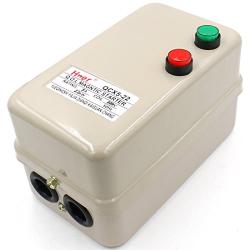 Baomain Magnetic Electric Motor Starter Control QCX5-22 AC 220V 3.2-5A 3HP 1.5 - 2.2KW 3 Phase