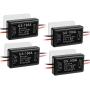 4PCS Upgraded Brake Light Flasher Controller, 12V-85V Flash Strobe Controller Flasher Module for Most Brake Lights Including LED Clusters Cars Motorcycles Electric Bicycles and Other LED Lights
