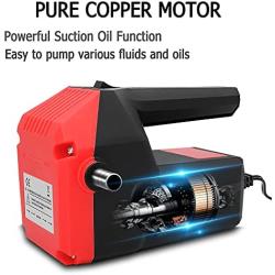 Oil Transfer Pump Extractor, Electric Oil Pump Fast Oil Change Transmission Fluid Extractor Pump, 12v 60w Diesel Fluid Scavenge Suction Pump for Changing Oil, Boat, Tubes, Truck, RV, ATV, Riding Mower