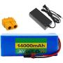 Wnicek 36V 14000mAh E-Bike Lithium Battery 10S 5P 14Ah Lithium-ion Battery Rechargeable Battery Pack Fit for 200W 250W 350W 500W 750W Motor with Charger+ BMS
