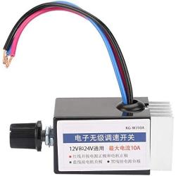 Motor Governor, 12 Volt Rheostat, 12V Fan Controller, Universal DC 12V/24V Motor Speeds Controller Switch for Adjusting Speeds of Car Truck Fan Heater Control
