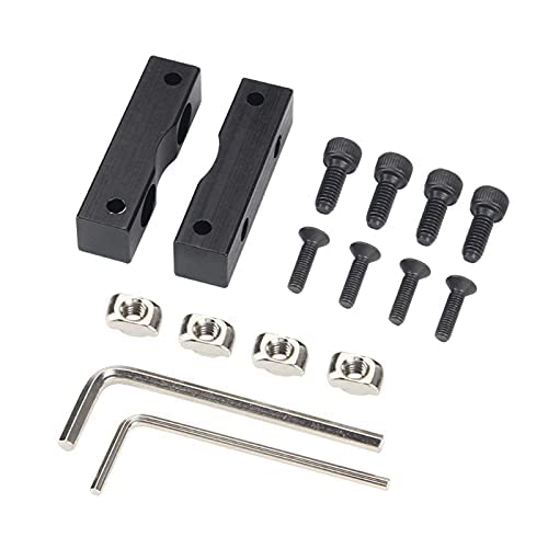 Bilway 2pcs 3D Printer Upgrade Aluminum Alloy Z axis Stepper Motor Holder Mount Rack for Creality Ender 3V2,Ender 3 pro, CR-10 Series