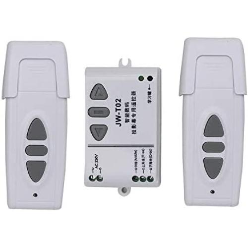 Calvas AC220V RF Wireless Remote Control Switch System UP&DOWN Remote control/Motor reversing controller 1pc Receiver 2pc Transmitter