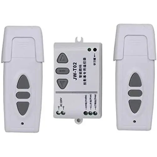 Système de commande à distance sans fil RF AC220V 1pc Récepteur 2pc Émetteur de télécommande UP & DOWN Contrôleur d'inversion de moteur Système de commande à distance sans fil RF AC220V 1pc Récepteur 2pc Émetteur de télécommande UP & DOWN Contrôleur d'inversion de moteur