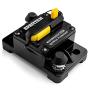 Spartan Power 50A Circuit Breaker Ignition Protected, Manual Reset, Waterproof, Great for RVs Solar MPPT, Power Inverters, Battery Banks 12-48V DC