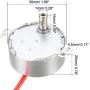 uxcell Electric Synchronous Synchron Motor - Turntable Motor AC 24V 50-60Hz CCW/CW 4W 30-36RPM